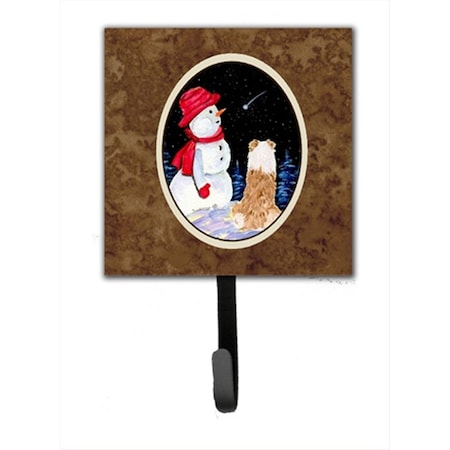 Jensendistributionservices 4.25 x 6 in. Australian Shepherd Leash Or Key Hook MI1712605